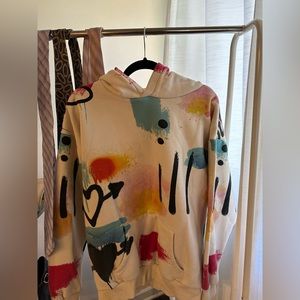 Pacsun scrap art hoodie